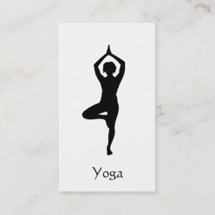 Carte De Visite Pose de yoga