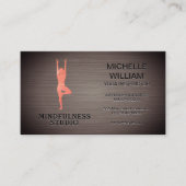 Carte De Visite pose de yoga (Devant)