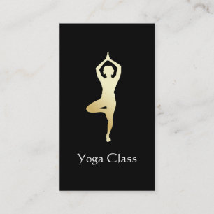 Carte De Visite Pose de yoga