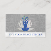 Carte De Visite Pose de Yoga assise | Lotus (Devant)