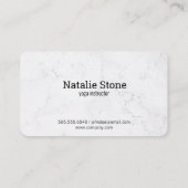 Carte De Visite Pose de yoga | Lotus | Pierres empilées (Dos)