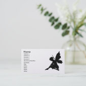 Carte De Visite Pose féerique 30 de silhouette (Debout devant)