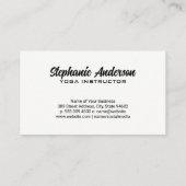 Carte De Visite Poses de yoga | Flexibilité d'étirement (Dos)