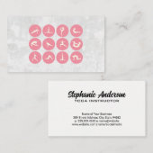 Carte De Visite Poses de yoga | Flexibilité d'étirement (Devant / Derrière)