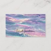 Carte De Visite Posh Luxury Opal Iridescent Style (Devant)