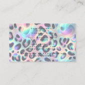 Carte De Visite Posh Luxury Opal Iridescent Style (Dos)