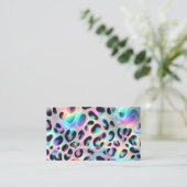 Carte De Visite Posh Luxury Opal Iridescent Style (Debout devant)