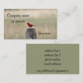 Carte De Visite Position cardinale du nord sur un courrier de (Devant / Derrière)