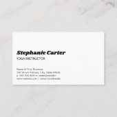 Carte De Visite Positions de yoga | Santé (Dos)