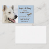 Carte De Visite Posséder un animal de compagnie professionnel ou m (Devant / Derrière)