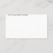Carte De Visite Post Card From The Heart (Dos)