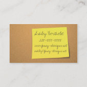 Carte De Visite Post-it (Dos)