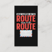 Carte De Visite Postal Worker Funny Mail Carrier (Devant)