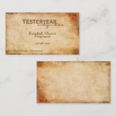 Carte De Visite Poste aérienne vintage (Devant / Derrière)