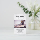 Carte De Visite Poste de maquillage (Debout devant)