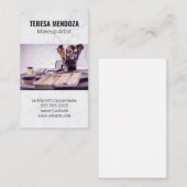 Carte De Visite Poste de maquillage (Devant / Derrière)