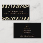 Carte De Visite Poster de animal (Devant / Derrière)