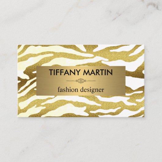 Carte De Visite Poster de animal Golden (Devant)