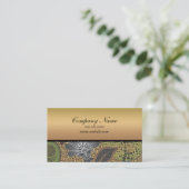 Carte De Visite Poster de animal Paisley Motif (Debout devant)