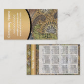 Carte De Visite Poster de animal Paisley Motif (Devant / Derrière)