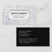 Carte De Visite Poster de animal parties scintillant (Devant / Derrière)