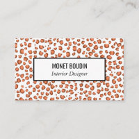 Poster de animal personnalisé moderne Red Leopard