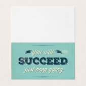 Carte De Visite Poster vintage (Extérieur déplié)