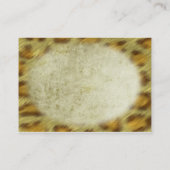 Carte De Visite Posters de animaux sauvages (Dos)