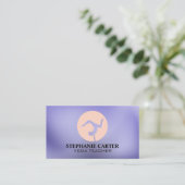 Carte De Visite Posture de yoga | Forme Santé | Pleine conscience (Debout devant)