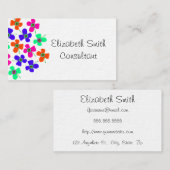 Carte de visite posy (Devant / Derrière)