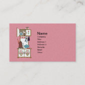 Carte De Visite Pot café vintage Antique Retro (Devant)