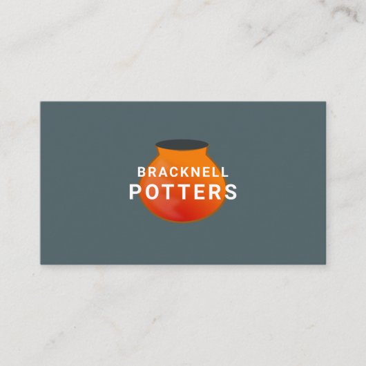 Carte De Visite Pot Conception, Poterie Store, Potters (Devant)