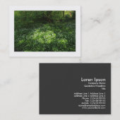 Carte De Visite Pot d'ail (frontière) (Devant / Derrière)