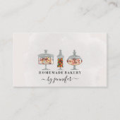 Carte De Visite Pot de friandises Mignonnes friandises Chocolat Bo (Devant)