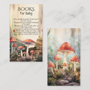 Carte De Visite Pot-de-table de la forêt enchantée Livres de champ
