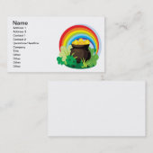 Carte De Visite Pot d'or (Devant / Derrière)