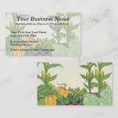 Carte De Visite Potager (Devant / Derrière)