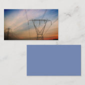 Carte De Visite Poteaux de téléphone (Devant / Derrière)