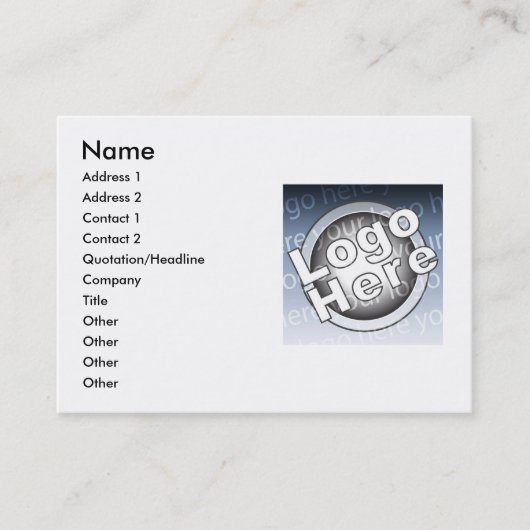 Carte De Visite Potelé (Devant)