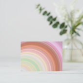 Carte de visite potelé de couleurs (Debout devant)