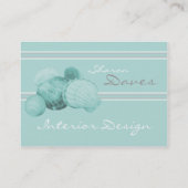 Carte de visite potelé de Shell de mer (Dos)