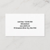 Carte De Visite Poterie artisanale (Dos)