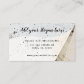 Carte De Visite Poterie artisanale Calligraphie moderne Script Art (Dos)