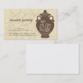 Carte De Visite Poterie céramique (Devant / Derrière)