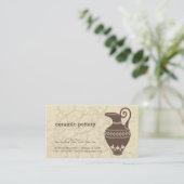 Carte De Visite Poterie céramique (Debout devant)
