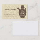 Carte De Visite Poterie céramique (Devant / Derrière)