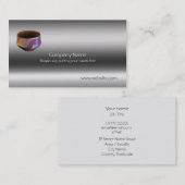 Carte De Visite Poterie Cuivre-mate en céramique de Raku, (Devant / Derrière)