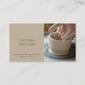 Carte De Visite Poterie de studio Céramique artisanale Poterie d'a (Devant)