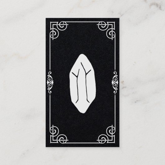 Carte De Visite Potion épelle - Machine noire (Dos)