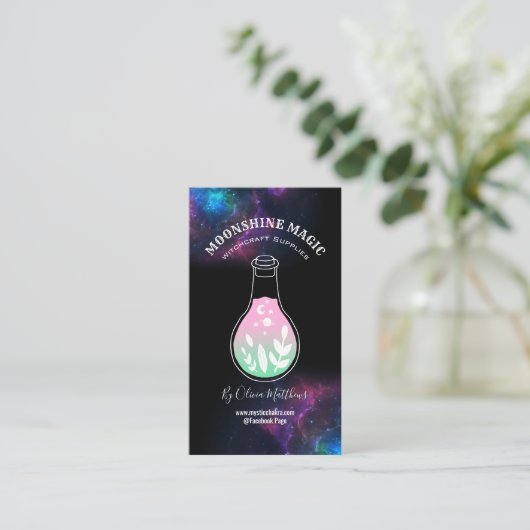 Carte De Visite Potion Galaxy (Debout devant)